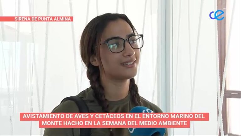 Entrevista con Hanan Salah representante de SEOCe sobre las actividades realizadas el Día Mundial del Medio Ambiente desde el edificio de la Sirena de Punta Almina.