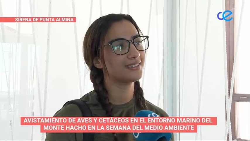 Entrevista con Hanan Salah representante de SEOCe sobre las actividades realizadas el Día Mundial del Medio Ambiente desde el edificio de la Sirena de Punta Almina.