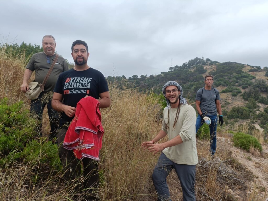 Participantes en la jornada de anillamiento
